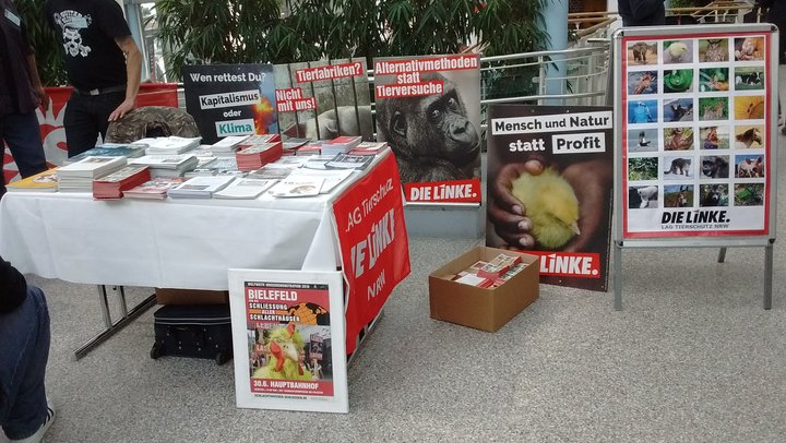 Foto: LAG Tierschutz mit eigenem Stand