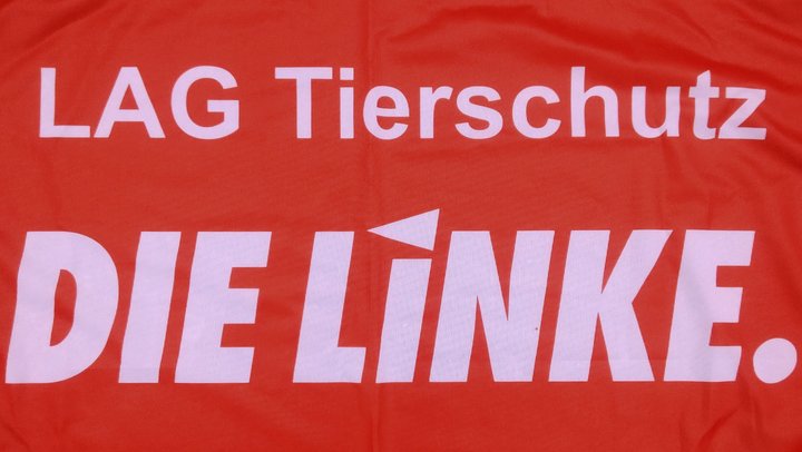 Foto: Fahne LAG Tierschutz